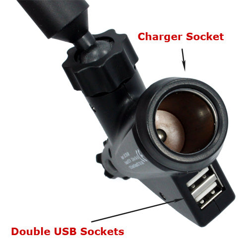 Car Mount, Cradle USB Port DC Socket Holder Charger - NWD69