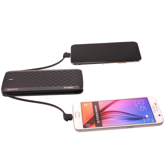 8000mAh Power Bank, All-in-One Built-in Cables Portable Backup Battery Charger - NWV28