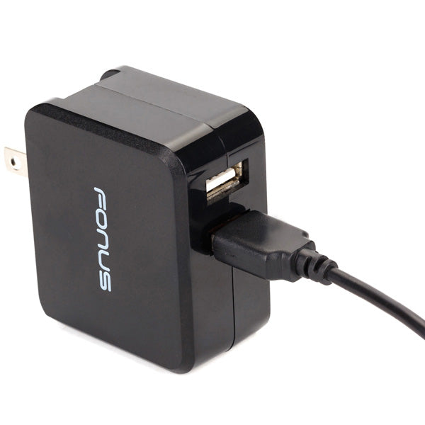 Home Charger, 6ft Type-C Cable 3.4A 2-Port USB 17W - NWC05