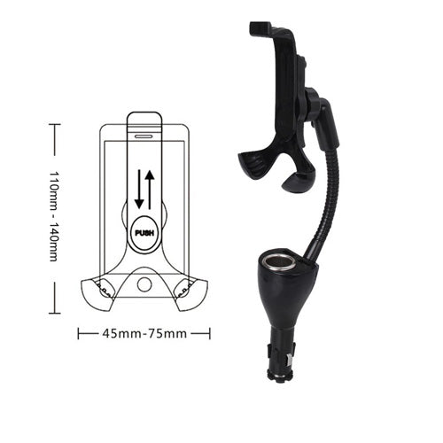 Car Mount, Cradle USB Port DC Socket Holder Charger - NWJ15