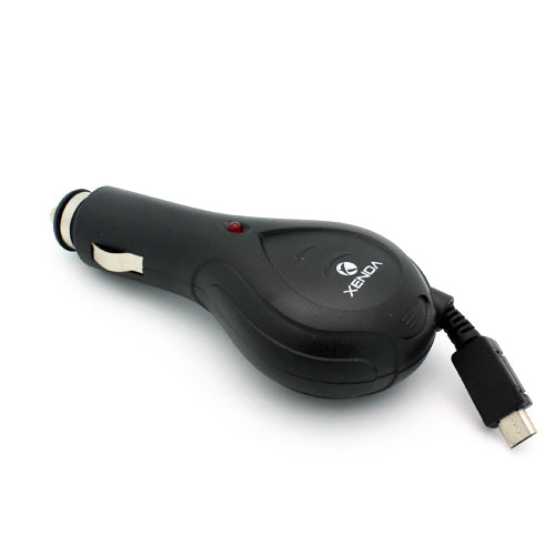 Car Charger, Adapter Power DC Socket MicroUSB Retractable - NWU18