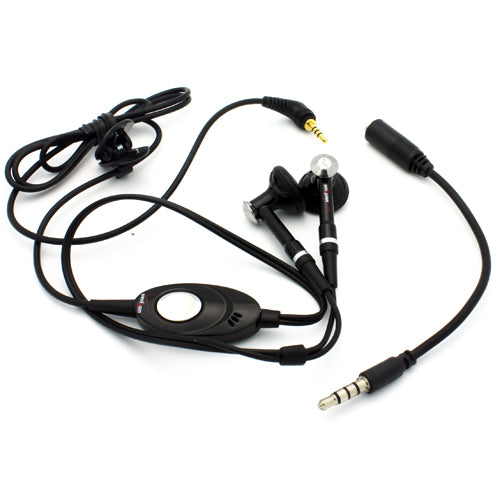 Headset, Earbuds Headphones Hands-free Mic Earphones 2.5mm to 3.5mm Adapter - NWG21