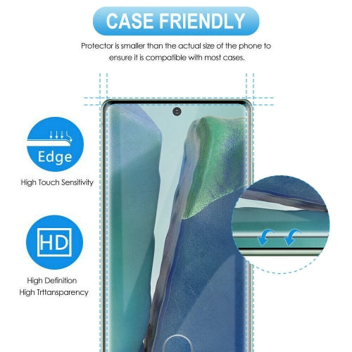 Screen Protector, HD Clear Full Cover 3D Curved Edge Tempered Glass - NWE92