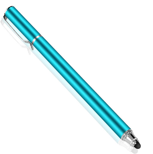 Stylus, Blue Lightweight Aluminum Fiber Tip Touch Screen Pen - NWZ50