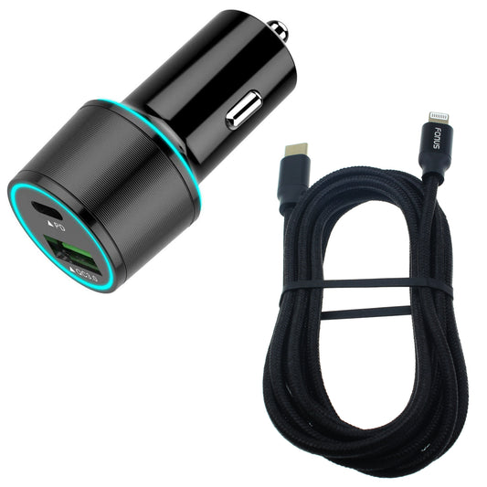 Quick Car Charger, Adapter Power USB-C Port PD Cable 36W - NWM62