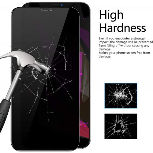 Privacy Screen Protector, 3D Edge Anti-Peep Anti-Spy Curved Tempered Glass - NWG28