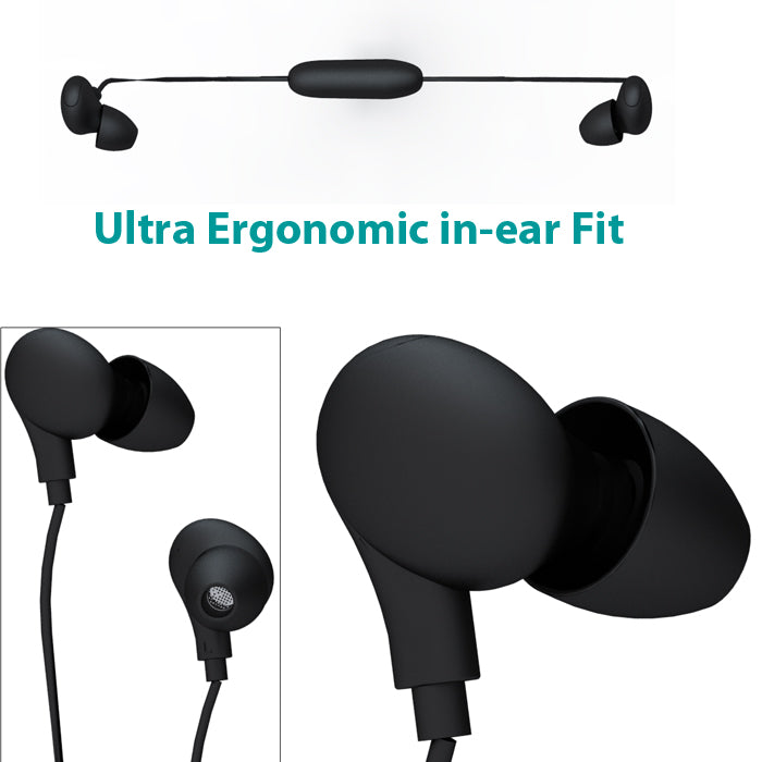 Wireless Headset, Headphones Hi-Fi Sound Hands-free Mic Earphones Sports - NWB89