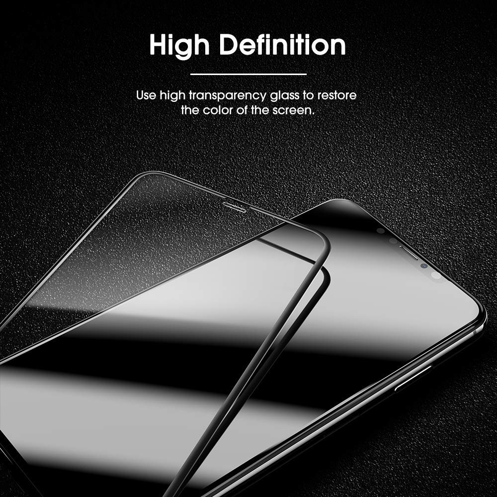 3 Pack Screen Protector, Bubble Free Full Cover Curved Edge 5D Touch Tempered Glass - NW3R50