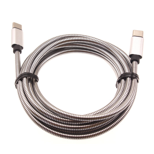 6ft Metal PD Cable, Sync Wire Power Charger Cord Type-C to USB-C - NWD55