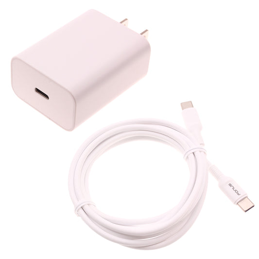 18W Fast Home Charger, Adapter Power Quick 6ft USB-C Cable PD Type-C - NWB16