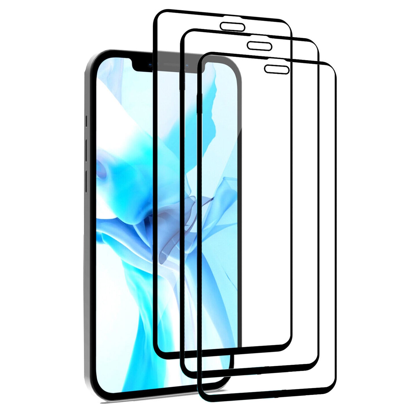 3 Pack Screen Protector, Curved Edge 3D Matte Tempered Glass Anti-Glare - NW3R63