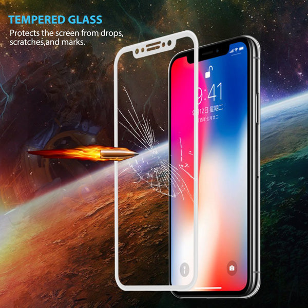 Screen Protector, Bubble Free Full Cover Curved Edge 5D Touch Tempered Glass - NWS24