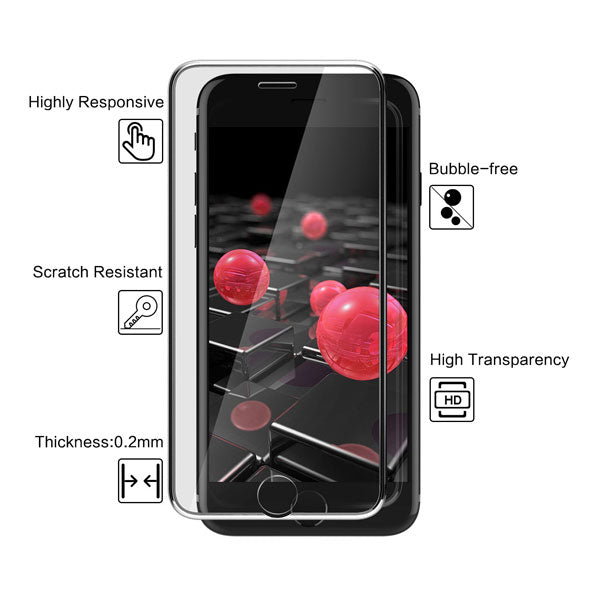 Screen Protector, HD Clear Full Cover Curved Edge 3D Tempered Glass - NWH04