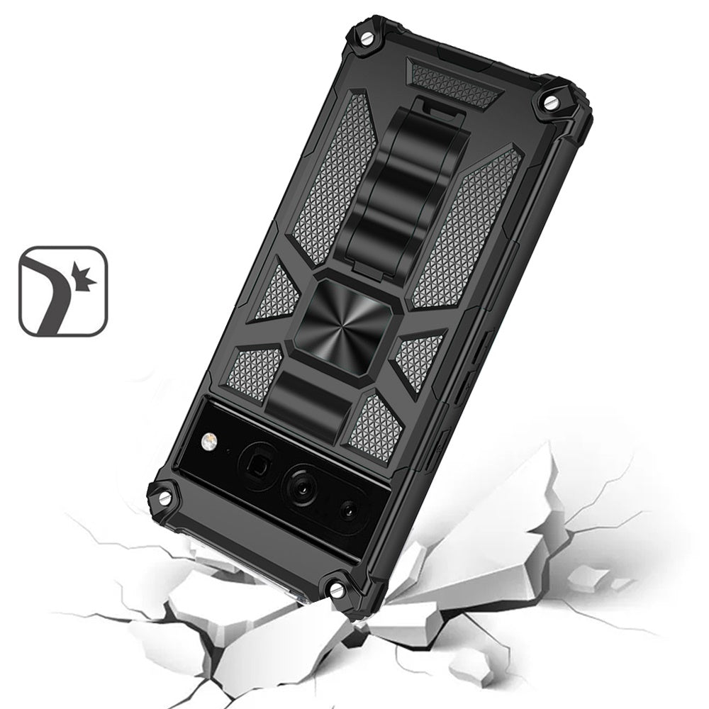 Hybrid Case Cover , Armor Shockproof Kickstand Metal For Magnet - NWY36