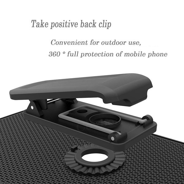 Case Belt Clip, Armor Kickstand Cover Swivel Holster - NWJ60