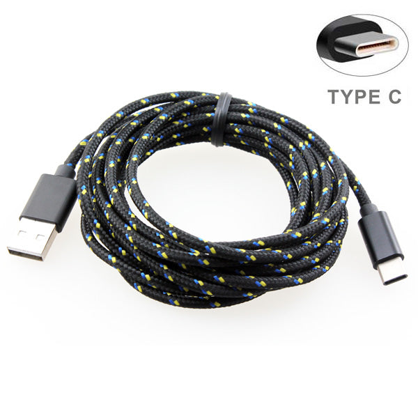 10ft USB Cable, USB-C Wire Power Charger Cord Type-C - NWC85