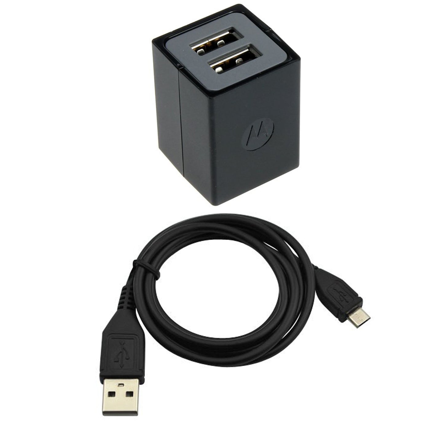 Home Charger, Adapter Power Cable USB 2-Port - NWM16