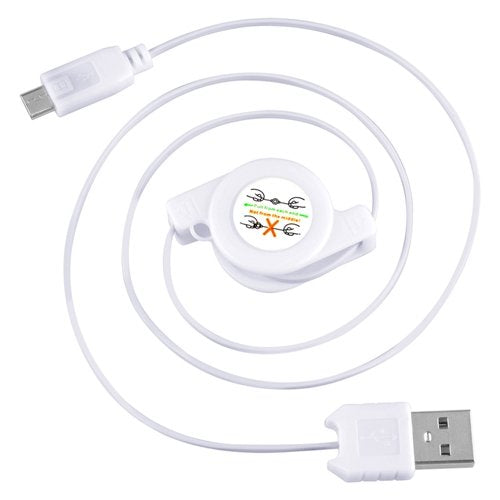 Home Charger, Adapter Power Cable Micro USB Retractable - NWC75