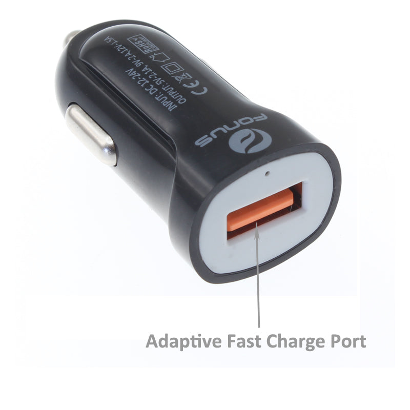 Fast Home Car Charger, Adapter Power Travel 6ft Long Micro USB Cable - NWE46