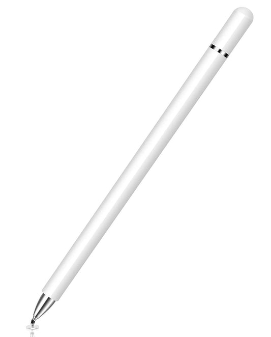 Stylus,  White Lightweight Aluminum Fiber Tip  Touch Screen Pen   - NWZ74 1855-1