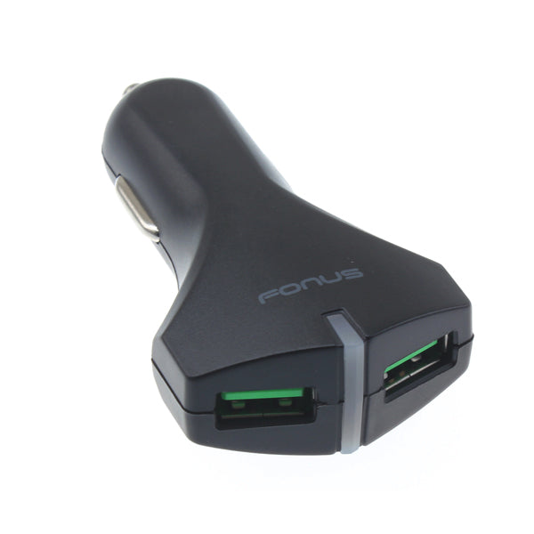 Car Charger, DC Socket Adapter Power 2-Port USB 36W Fast - NWM49