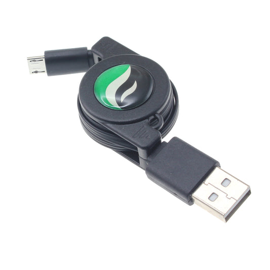 USB Cable, Cord Power Charger MicroUSB Retractable - NWC92