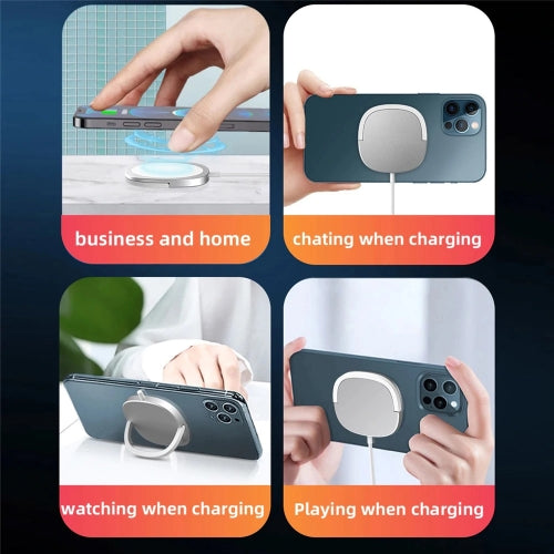 Magnetic Wireless Charger, USB-C Quick Charge Slim Charging Pad 15W Fast - NWE68
