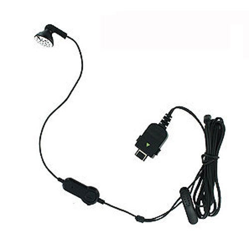 Mono Headset, Single Earbud Headphone Handsfree Mic Wired Earphone - NWC55