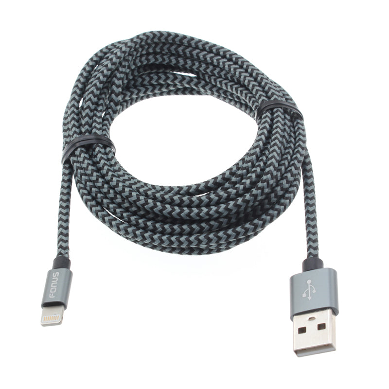 10ft USB Cable, Long Braided Wire Power Charger Cord - NWR40