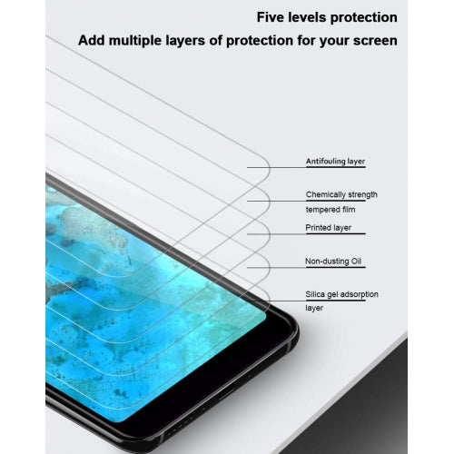 Screen Protector, Bubble Free Full Cover Curved Edge 3D Tempered Glass - NWM42