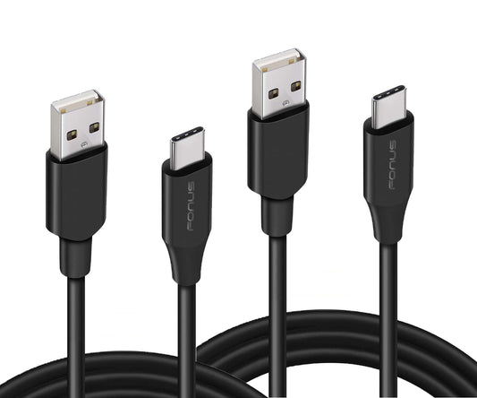 6ft and 10ft Long USB-C Cables, High Speed Data Sync Power Wire TYPE-C Cord Fast Charge - NWY73