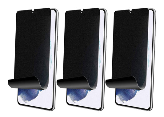 3 Pack Privacy Screen Protector, 3D Edge Anti-Spy Anti-Peep Fingerprint Works TPU Film - NW3Z22