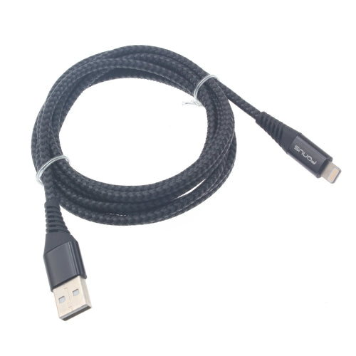 6ft MFi USB Cable, Braided Wire Power Charger Cord Certified - NWM39