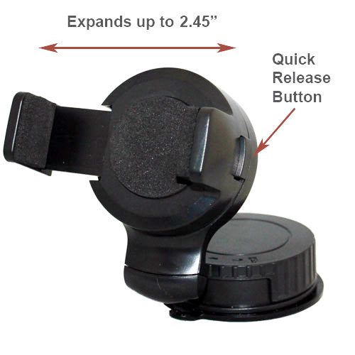 Car Mount, Swivel Cradle Glass Holder Windshield - NWC53