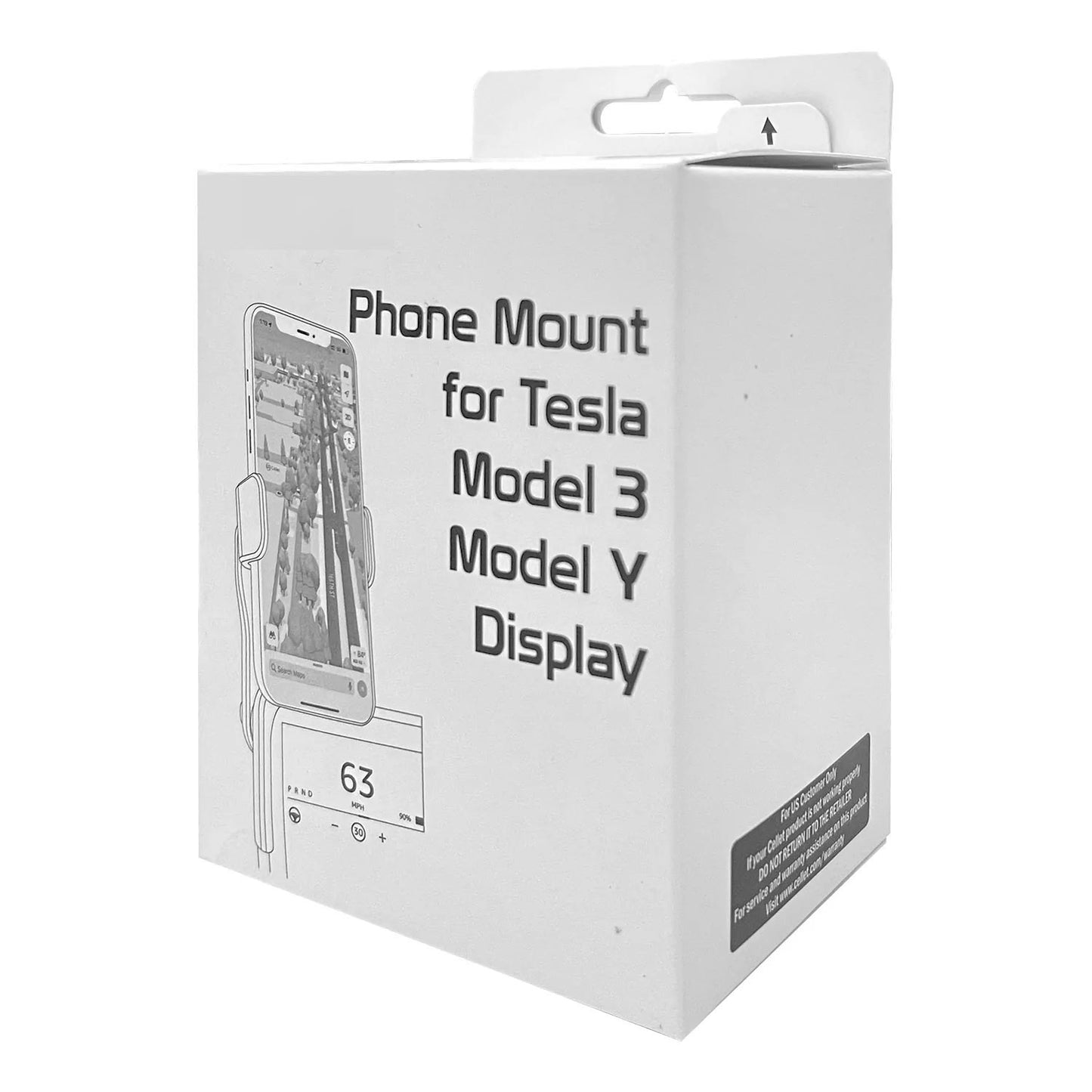 Car Mount, (For Tesla Model 3 and Y ONLY) Dock Strong Grip Display Phone Holder - NWY48