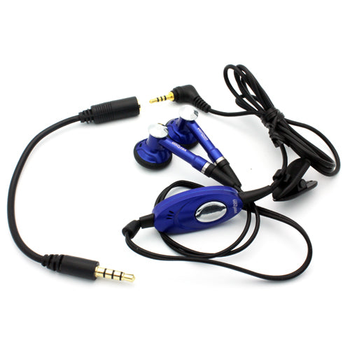 Headset, Earbuds Headphones Hands-free Microphone Earphones 2.5mm to 3.5mm Adapter - NWP08