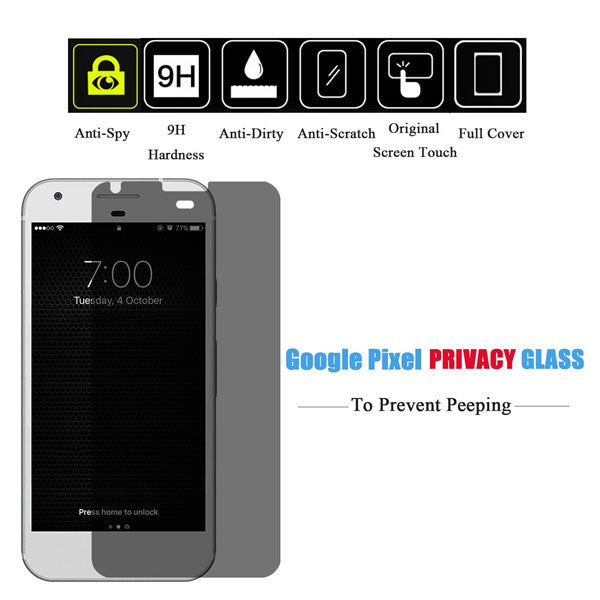 Privacy Screen Protector, Case Friendly 3D Edge Anti-Spy Anti-Peep Tempered Glass - NWK28