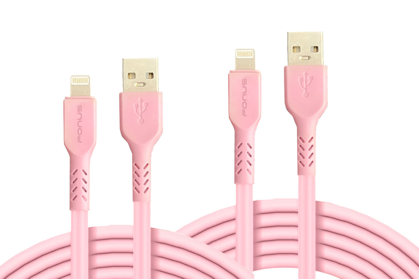 6ft and 10ft Long USB Cables , Sync Pink Wire Power Wire Charger Cord - NWZ14