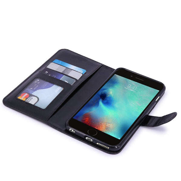 Flip Case, Slots Card ID Leather Cover Wallet - NWN02