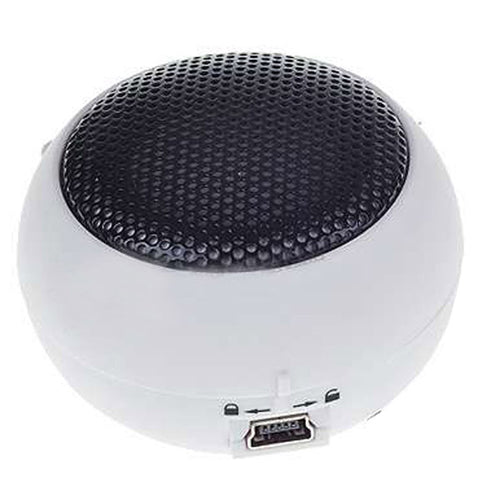 Wired Speaker, White Rechargeable Multimedia Audio Portable - NWS99