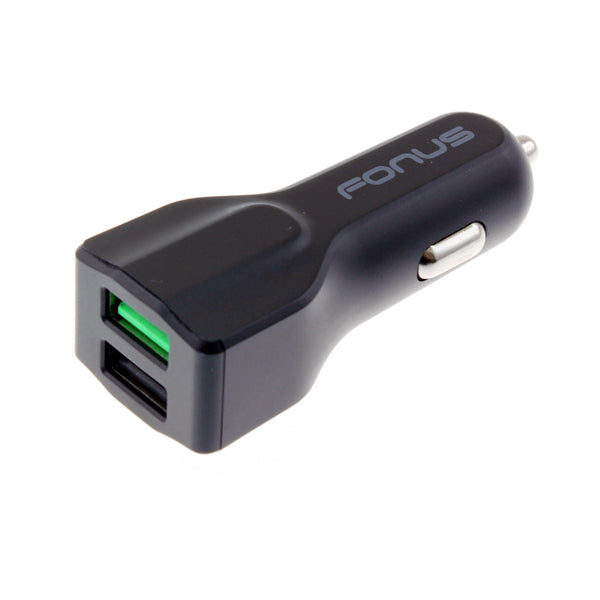 Car Charger, DC Socket Adapter Power 2-Port USB 30W - NWA68