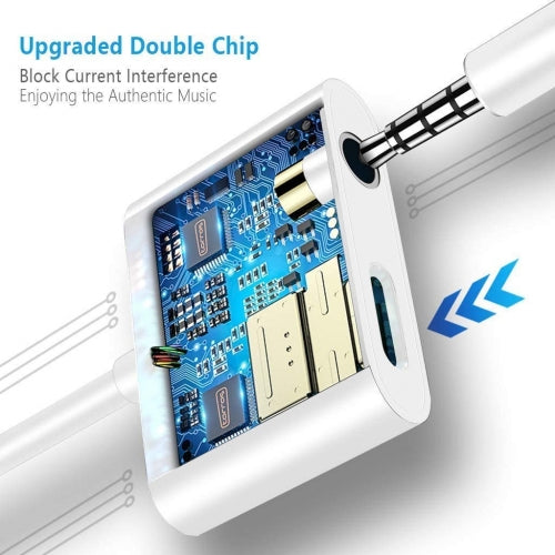 USB-C Headphone Adapter, Mic Support Splitter Type-C Charger Port 3.5mm Jack Earphone - NWG27