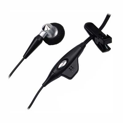 Mono Headset, Headphone 3.5mm Single Earbud Wired Earphone - NWA18