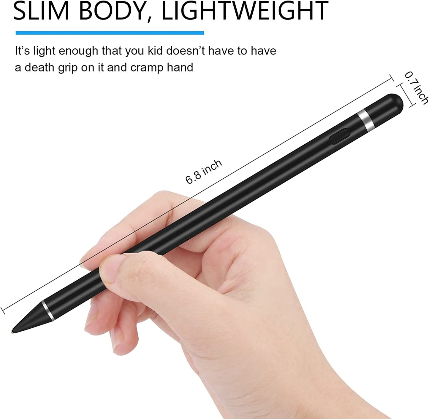 Active Stylus Pen, Palm Rejection Rechargeable Touch Capacitive Digital - NWD37