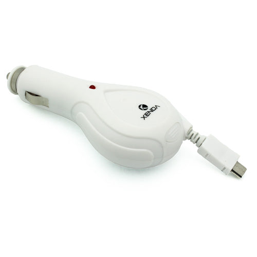 Car Charger, Adapter Power DC Socket MicroUSB Retractable - NWD60